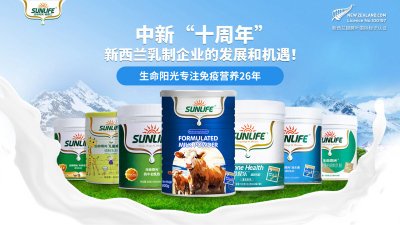 SUNLIFE | New Zealand Dairy Development and Opportunities in the “10th Anniversary” of China and New Zealand