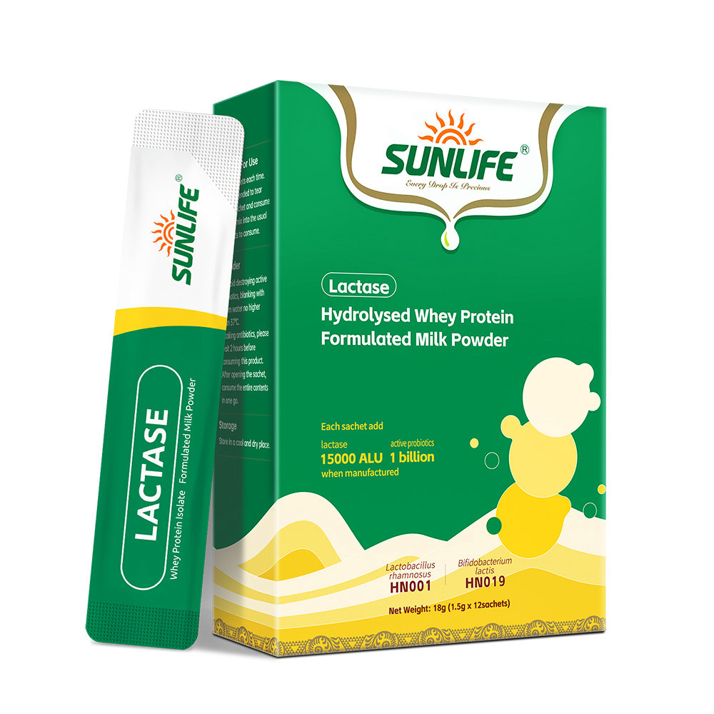 Sunlfie Lactase Hydrolysed Whey Protein Formulated Milk Powder
